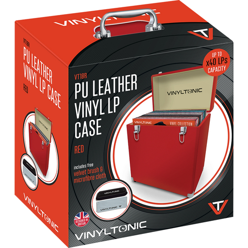 Tonic PU leather LP Case Red