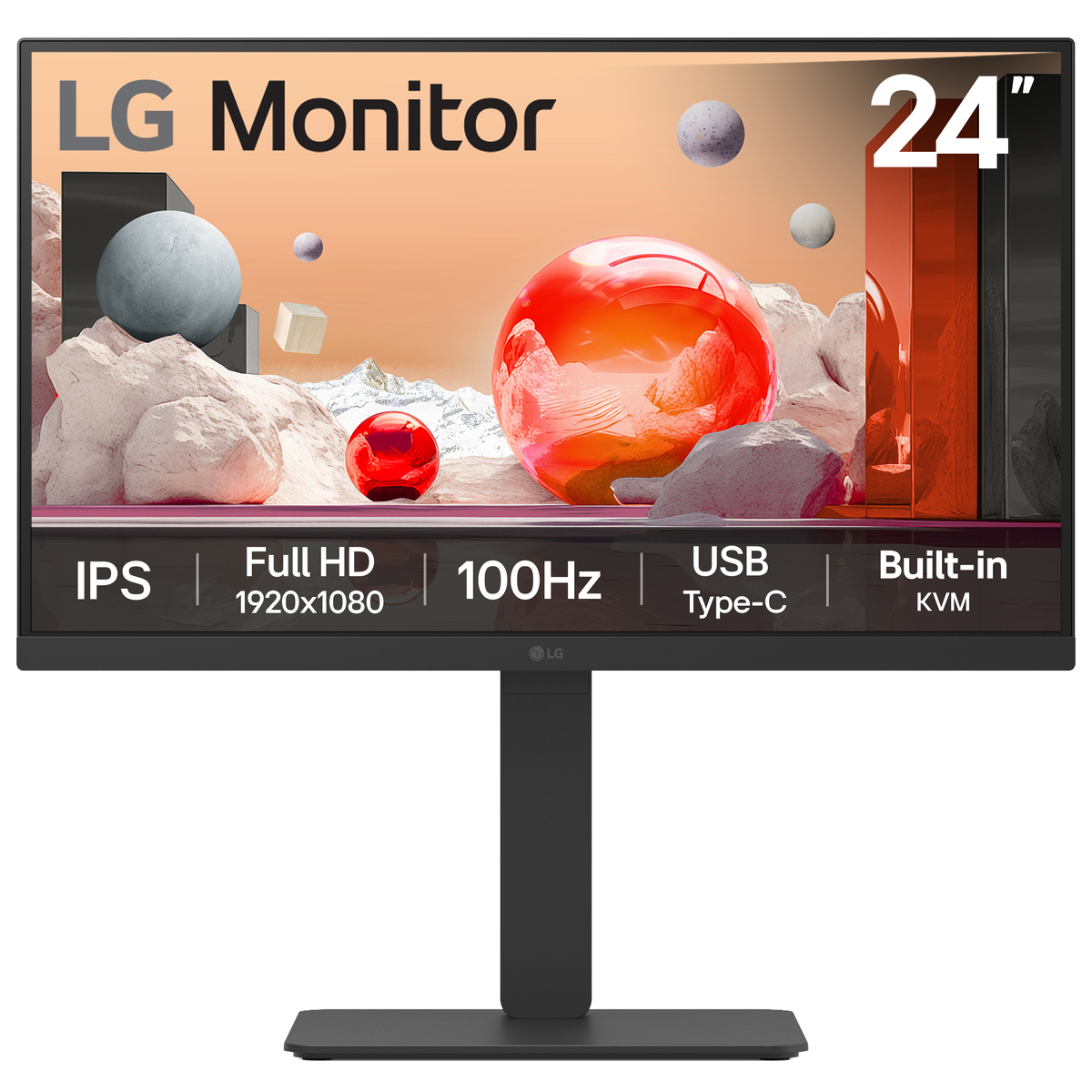 24BA650-B.AEK HDMI VGA DisplayPort