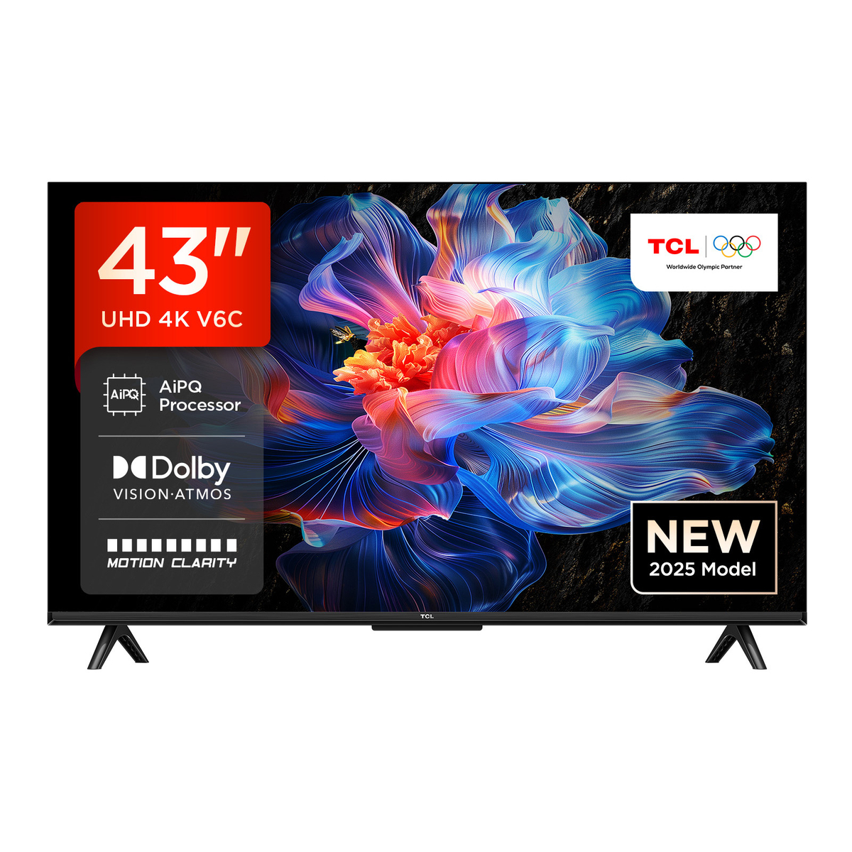 TCL 43V6C 43 4K HDR TV Google TV