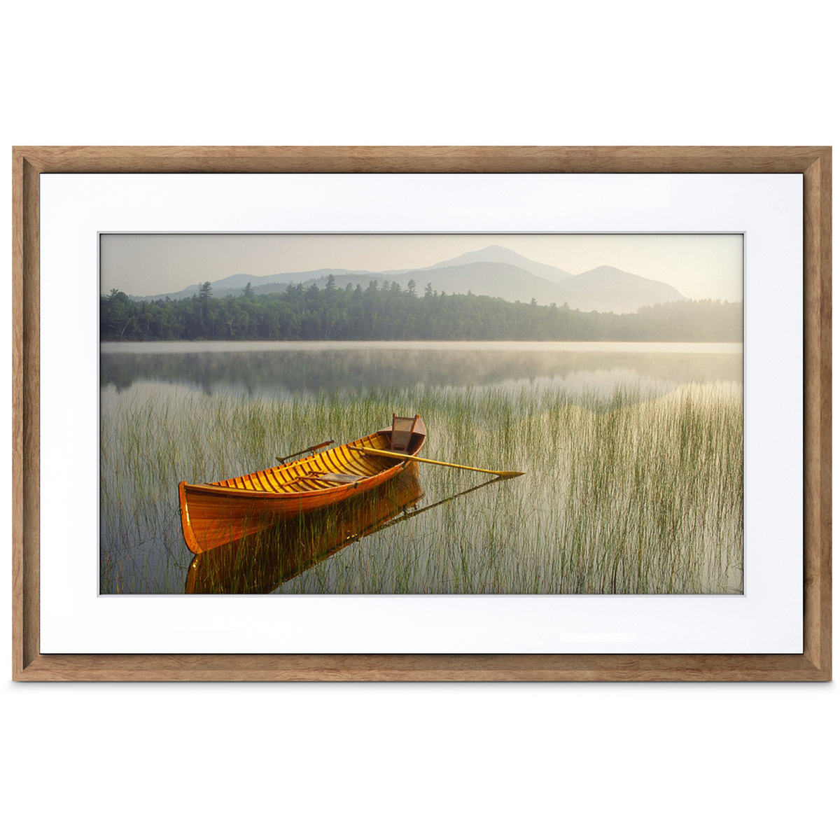 21.5inch (55cm) Canvas Dark Wood Frame