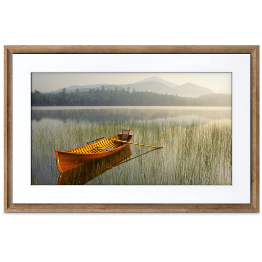 21.5inch (55cm) Canvas Dark Wood Frame