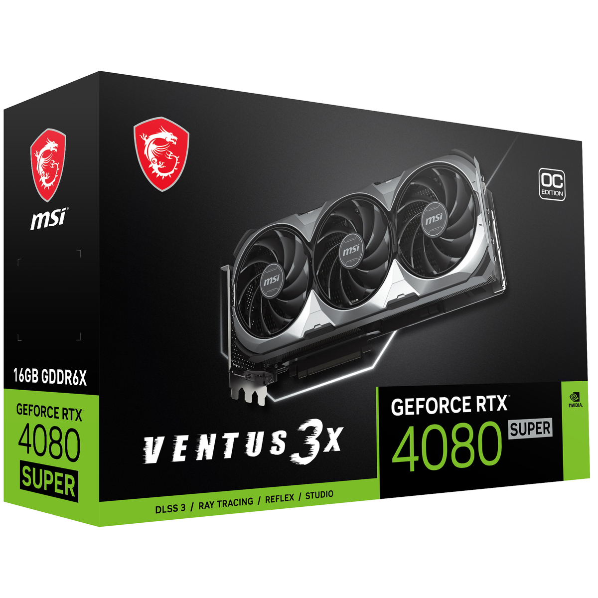 GPU NV 4080 Super Ventus 3X OC 16G Fan