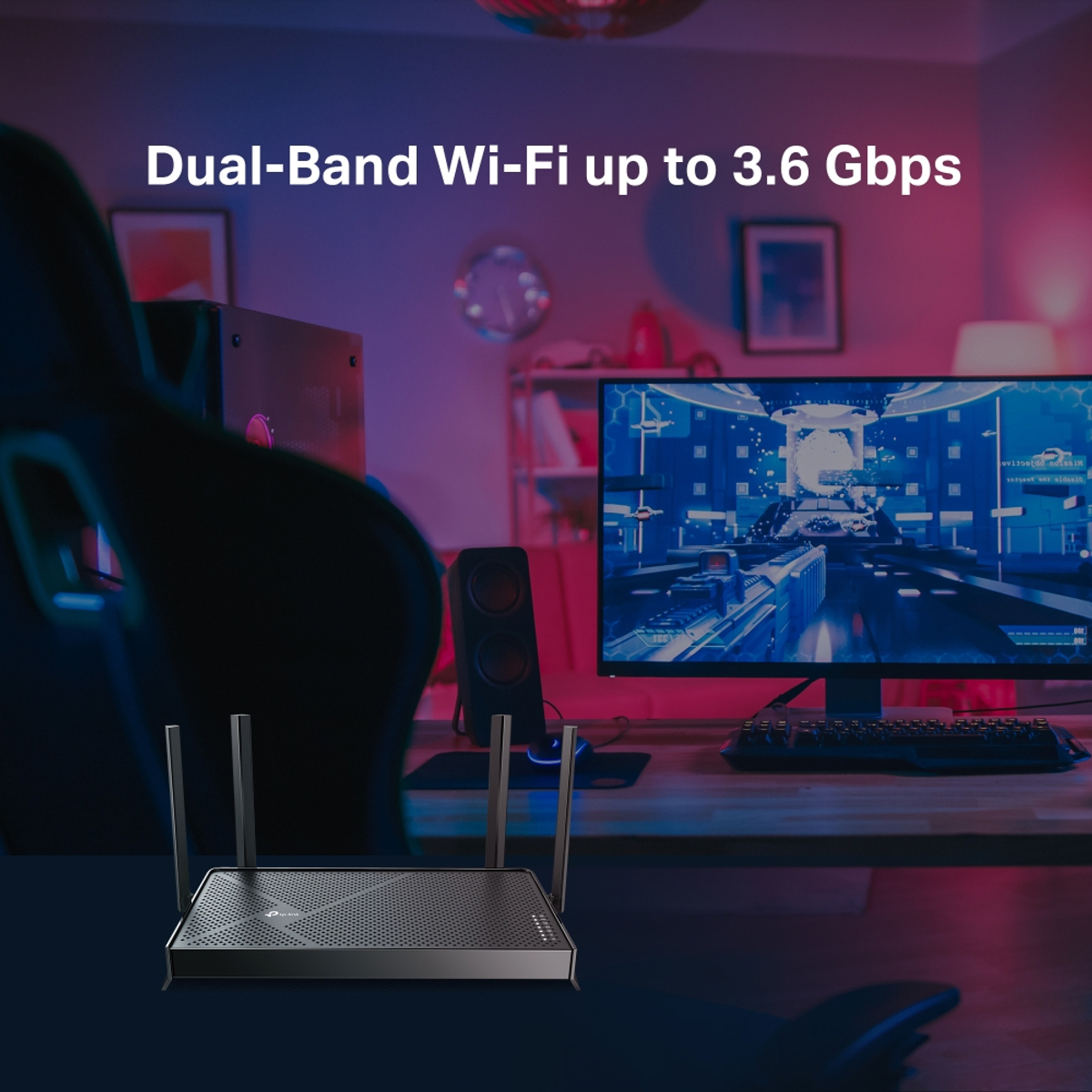 BE3600 Dual-Band Wi-Fi 7 Router