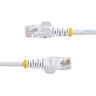 10m White Snagless Cat5e Patch Cable