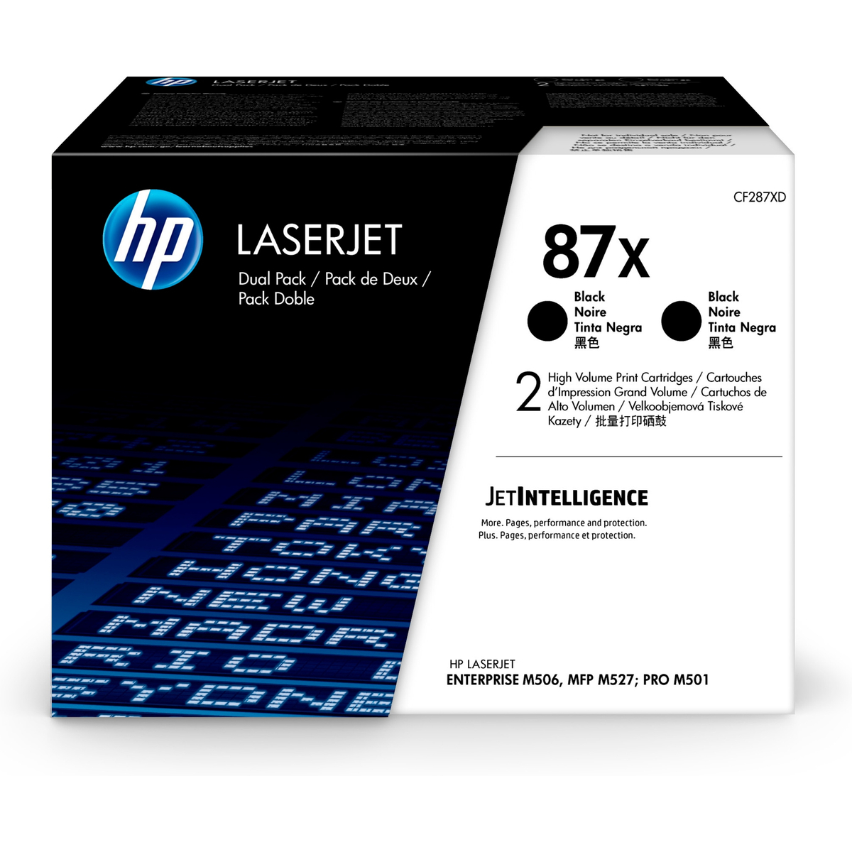 CF287XD Black 18K Pages Toner