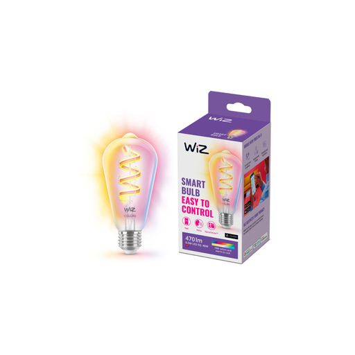 Wi-Fi BLE 40W ST64 E27 822-65 RGB CL 1PF