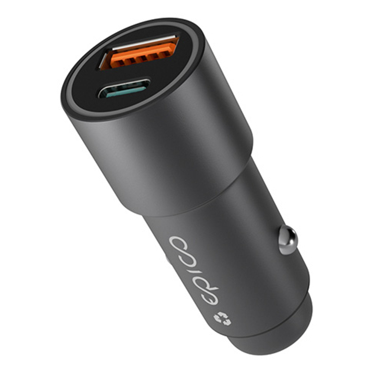 Epico Resolve 38W Dual Car Charger grey