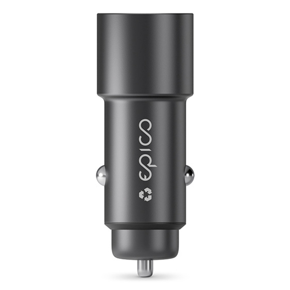 Epico Resolve 38W Dual Car Charger grey