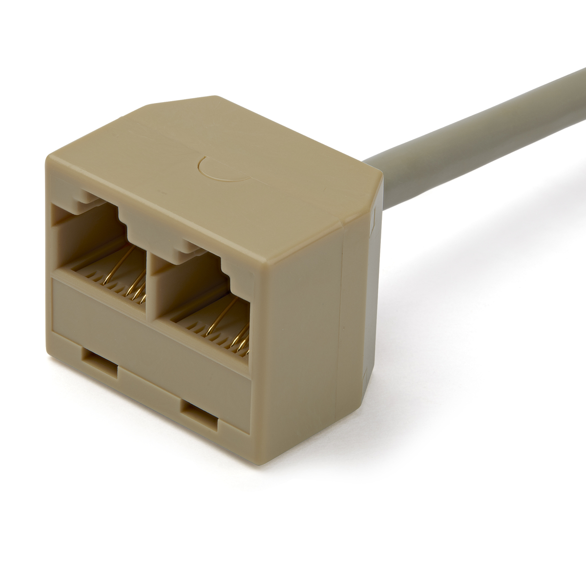 2-to-1 RJ45 Splitter Cable Adapter - F/M