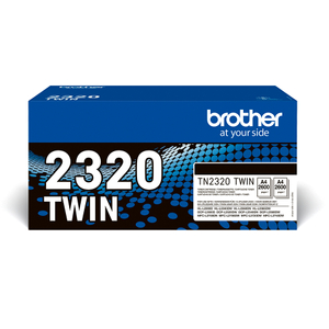 Brother, TN2320TWIN Black 2.6k Pages Toner