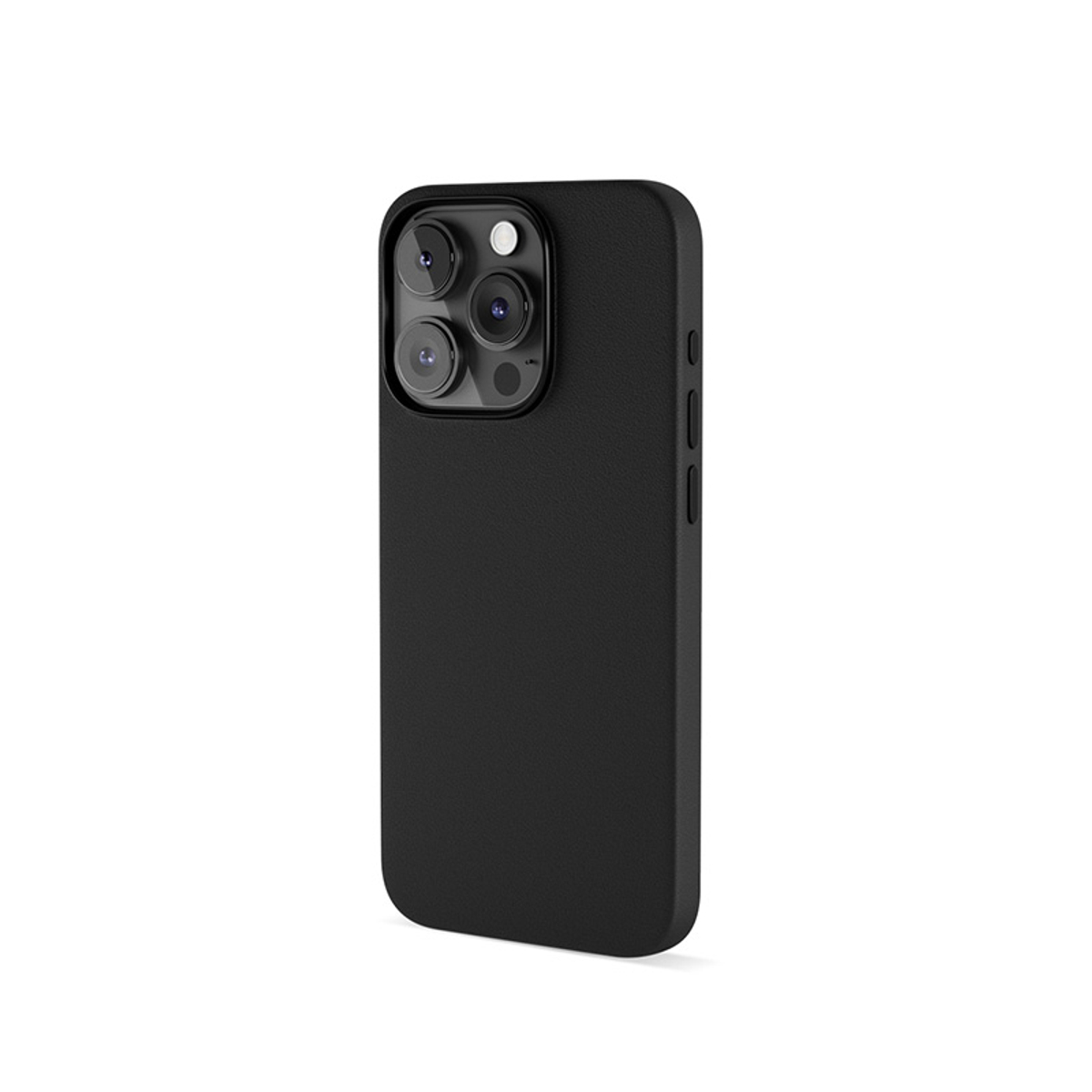 Mag+ Leather Case iph 15 Pro Max - black