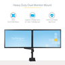 Desk Mount Dual Monitor Arm - 32in VESA