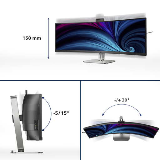 49C TBT 100W USB C 5MP Webcam 2 HDMI DP