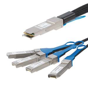 Startech, 3m QSFP+ Breakout Cable QSFP+ to 4 SFP+