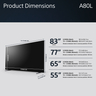 55 A80L Bravia 4K UHD OLED Smart TV