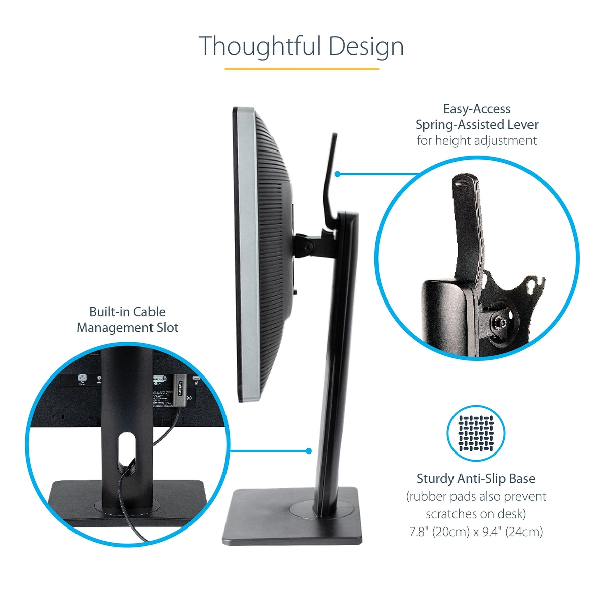 Free Standing Single Monitor Mount/Stand