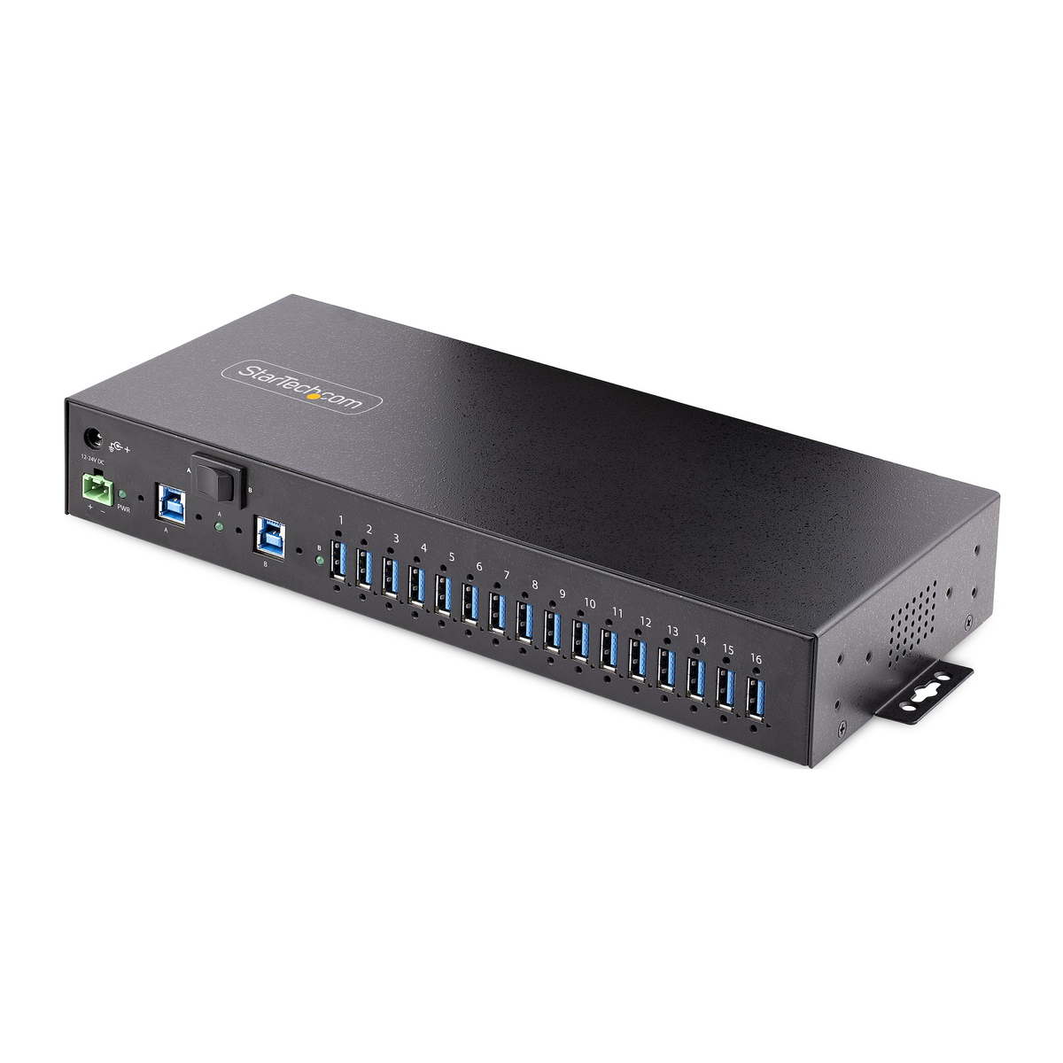 16-Port Industrial USB 30 Hub/Switch