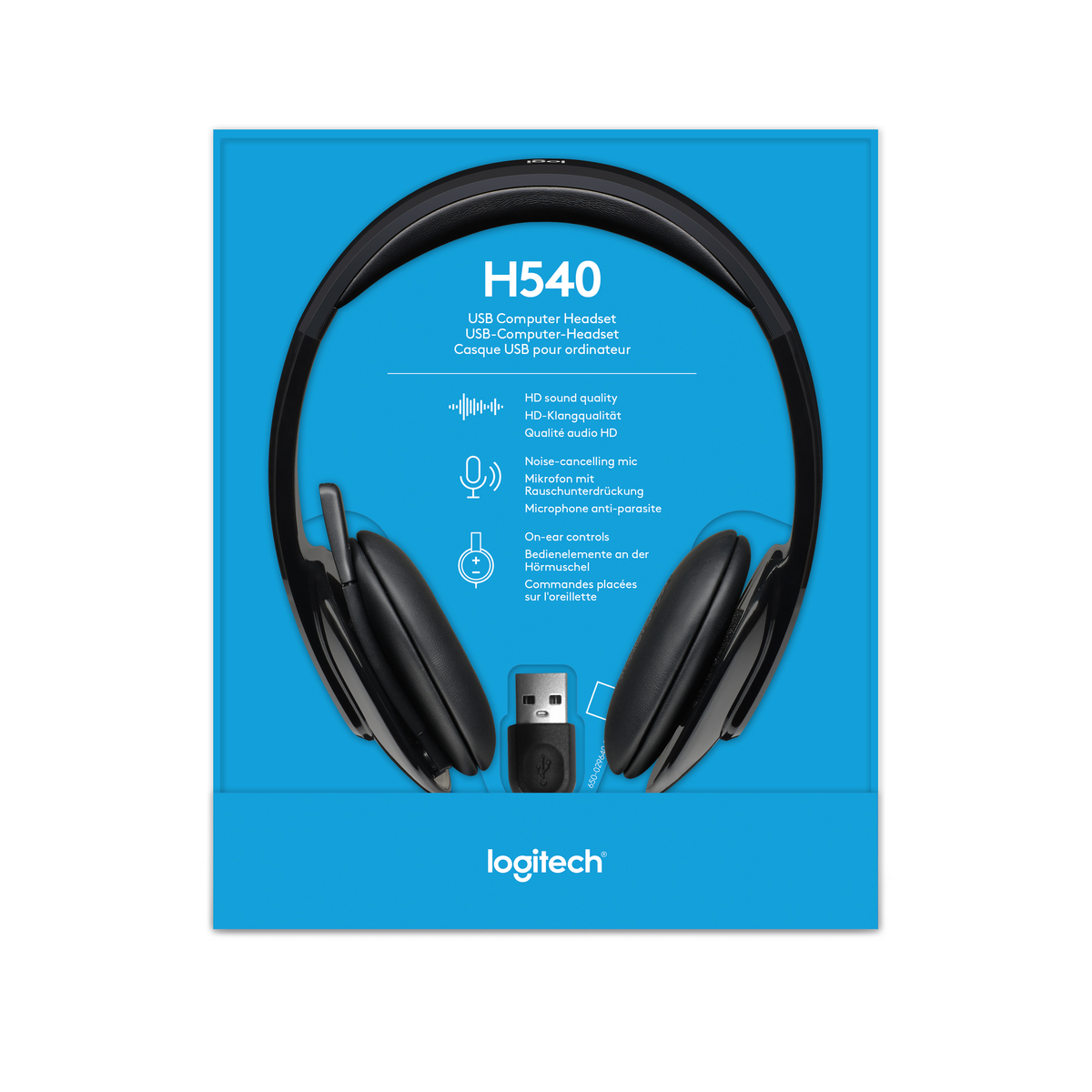 Usb Headset H540 - Usb - Brown Box