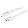 0.5mThunderbolt 3 Cable 40Gbps - White