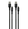 MUVIT Cables 2 x 3m USB C Black