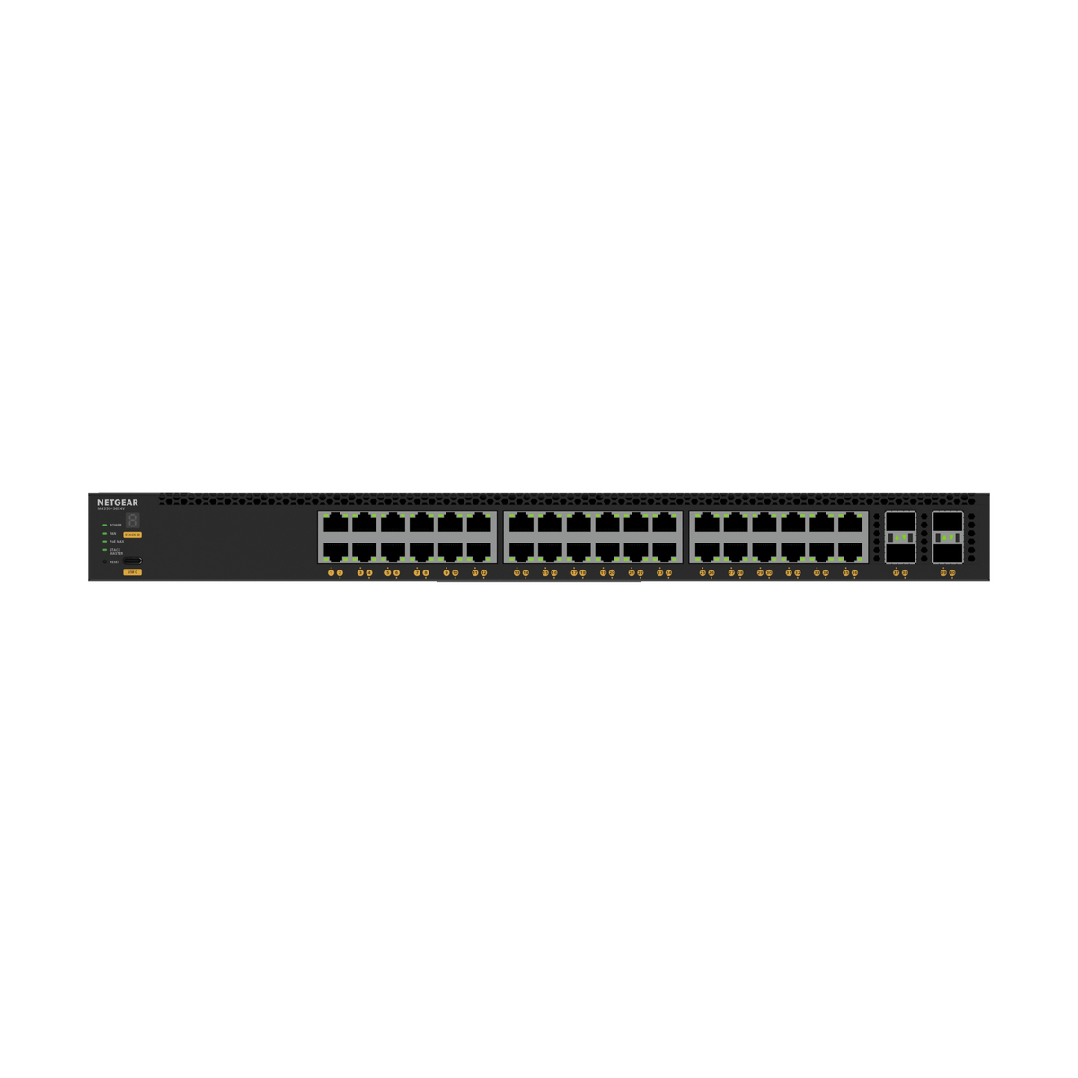 36x10G/Multi-Gig PoE++ 25G Managed