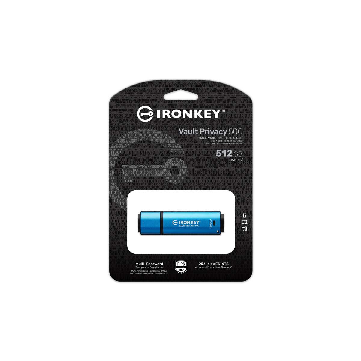 FD 512GB IronKey Vault Privacy USB-C