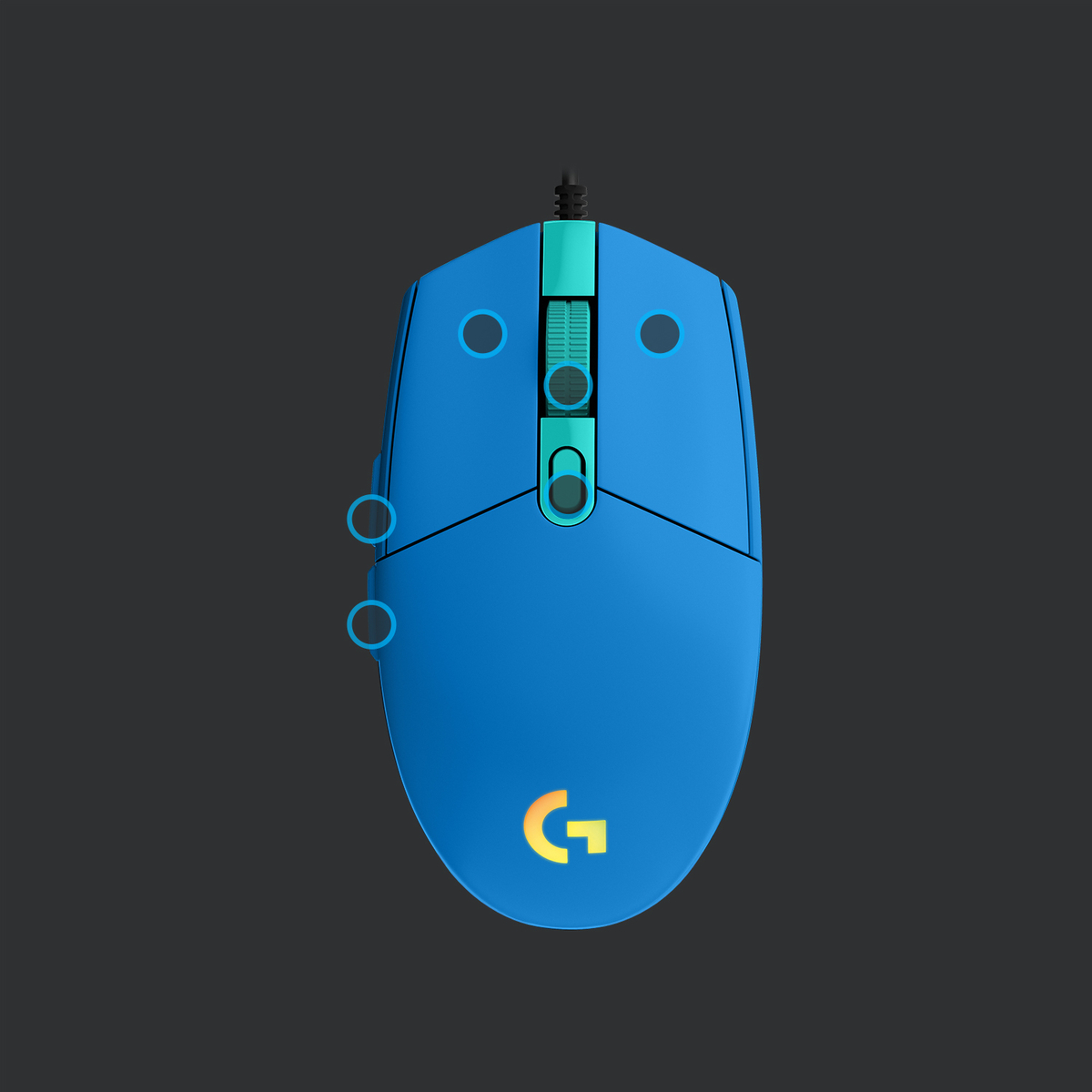 G203 Light SYNC Gaming Mouse-Blue