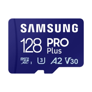 Samsung, FC 128GB PRO Plus microSD with Adapter