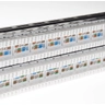 4C   Cat 6 RJ45 : 1RU 48 Port Patch Pane