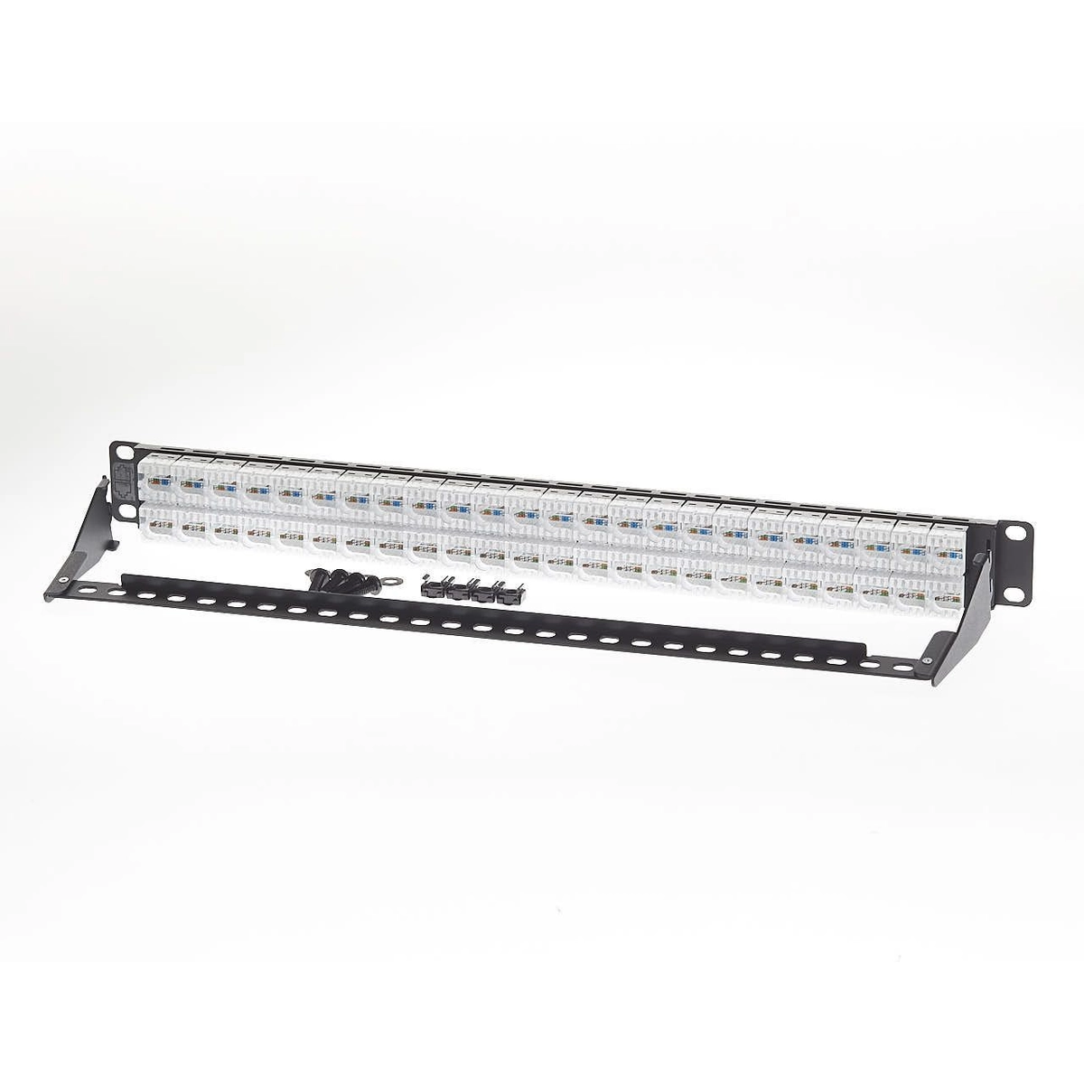 4C   Cat 6 RJ45 : 1RU 48 Port Patch Pane