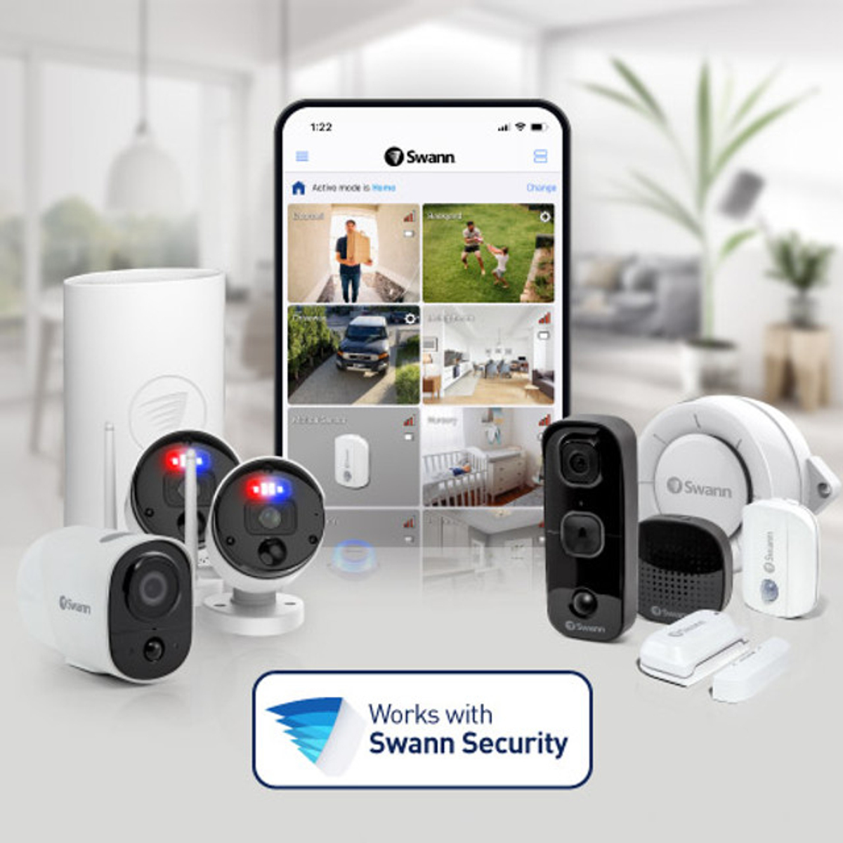 EUK - CoreCam Wireless Sec Cam -2 PK