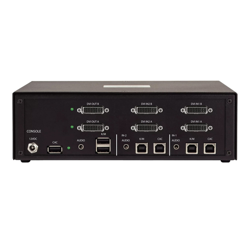 Secure 2-Port KVM Switch 2x DVI NIAP