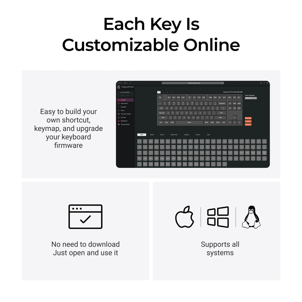 C3PX-H3-UK 80% Keyboard