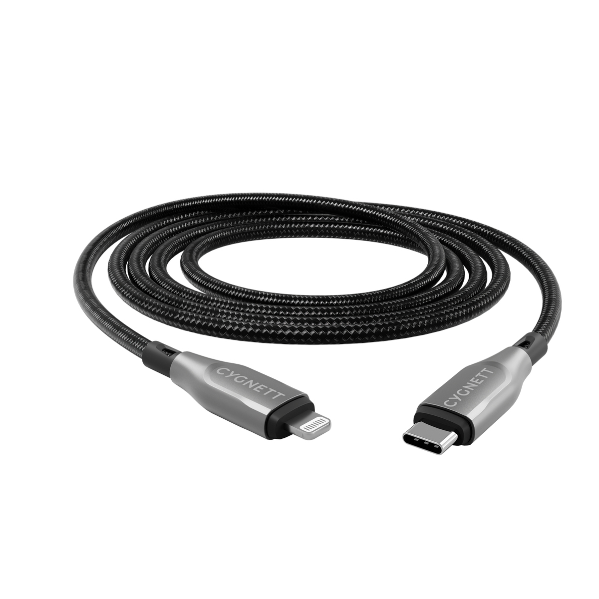 Armoured Lightning USB-C Cable Blck 50cm