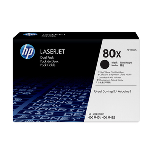 Hewlett Packard, Hp 80X Black Toner Cartridge Twin Pk