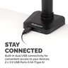Platinum Dual Stacking Monitor Arm Black