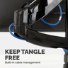 Platinum Dual Stacking Monitor Arm Black
