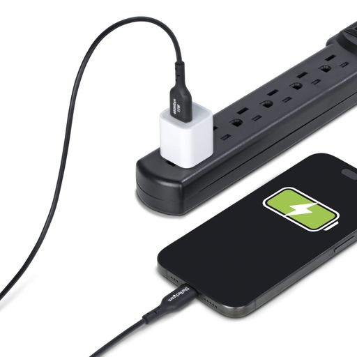 2m (6ft) USB-A to USB-C Charging Cable