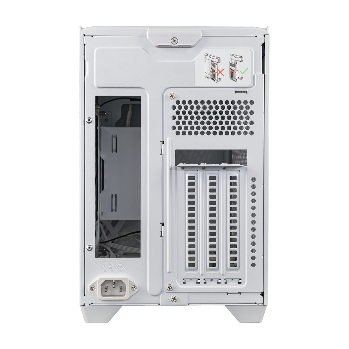 CASE M-ITX MasterBox NR200P V2 White