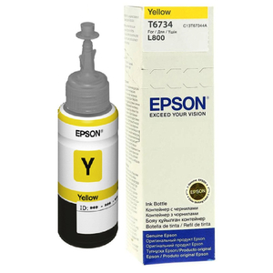 Epson, T6734 Yellow Ink Bottle 70ml