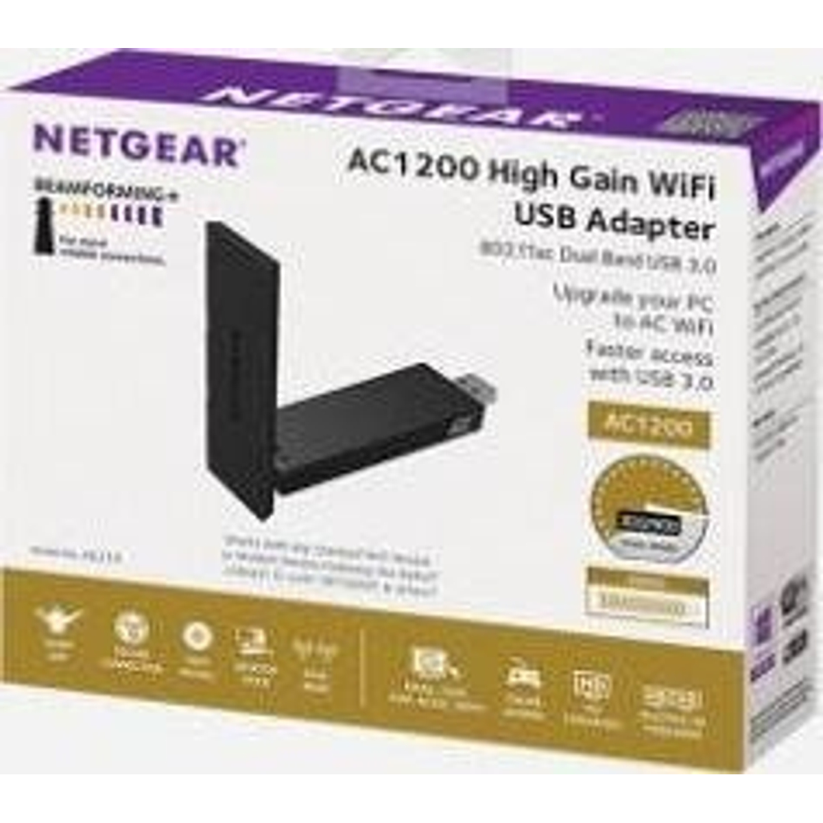 Ac1200 High Gain Wifi Usb Adapter