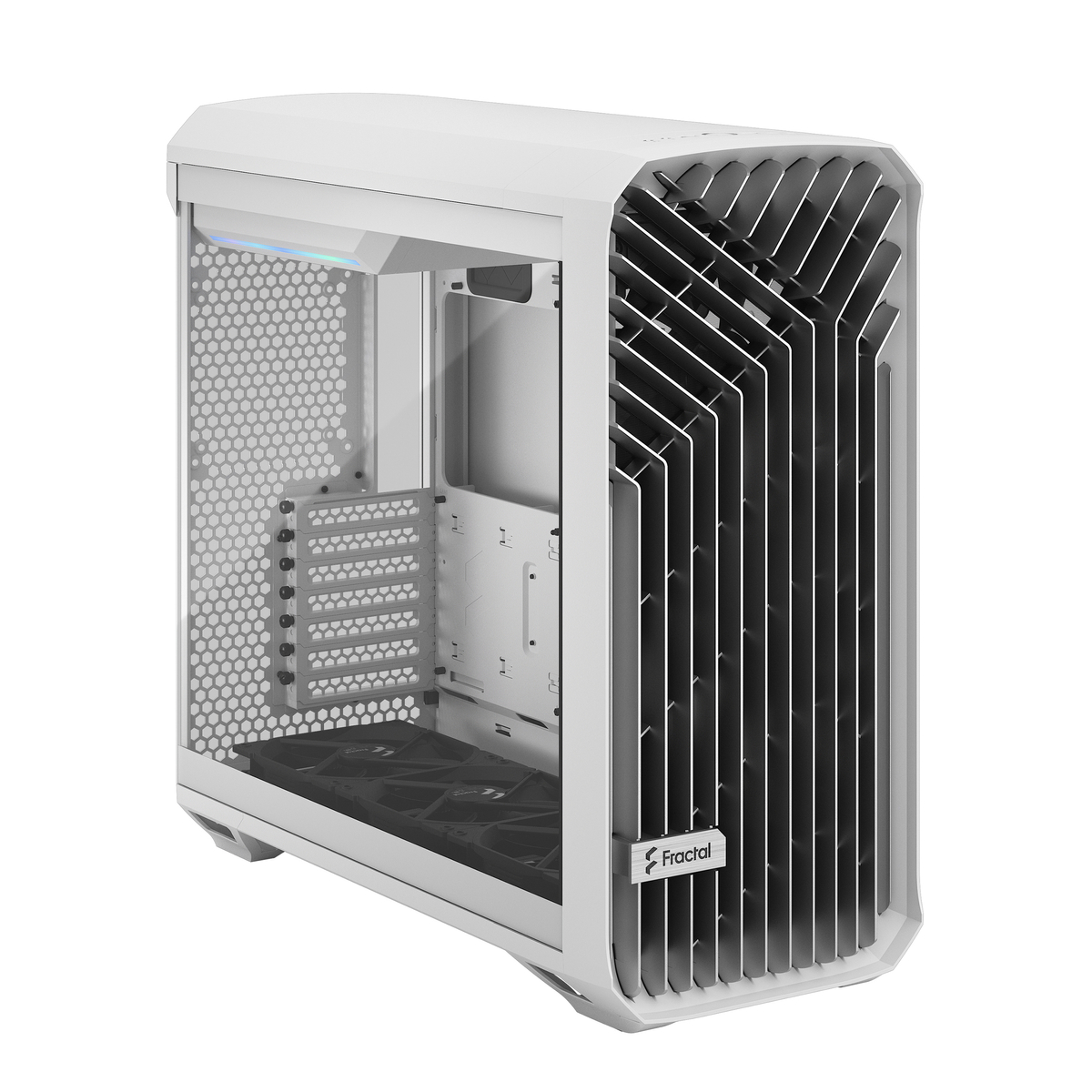 CASE ATX Torrent-03 White TG Clear Tint