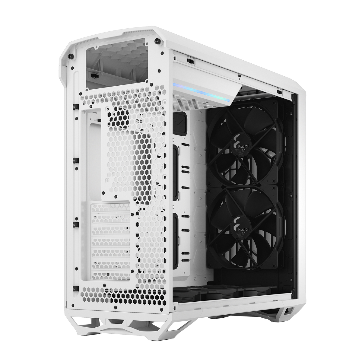 CASE ATX Torrent-03 White TG Clear Tint