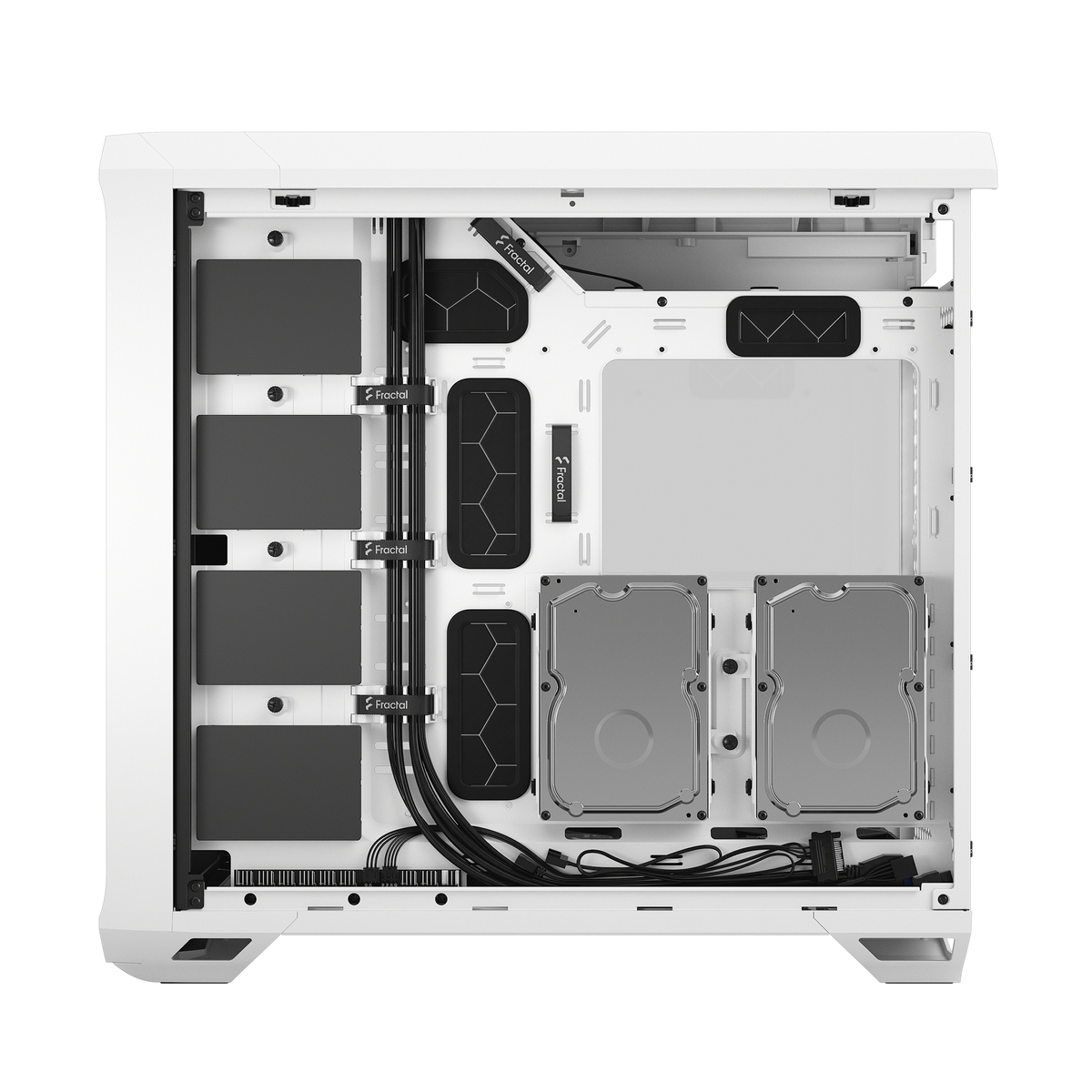 CASE ATX Torrent-03 White TG Clear Tint