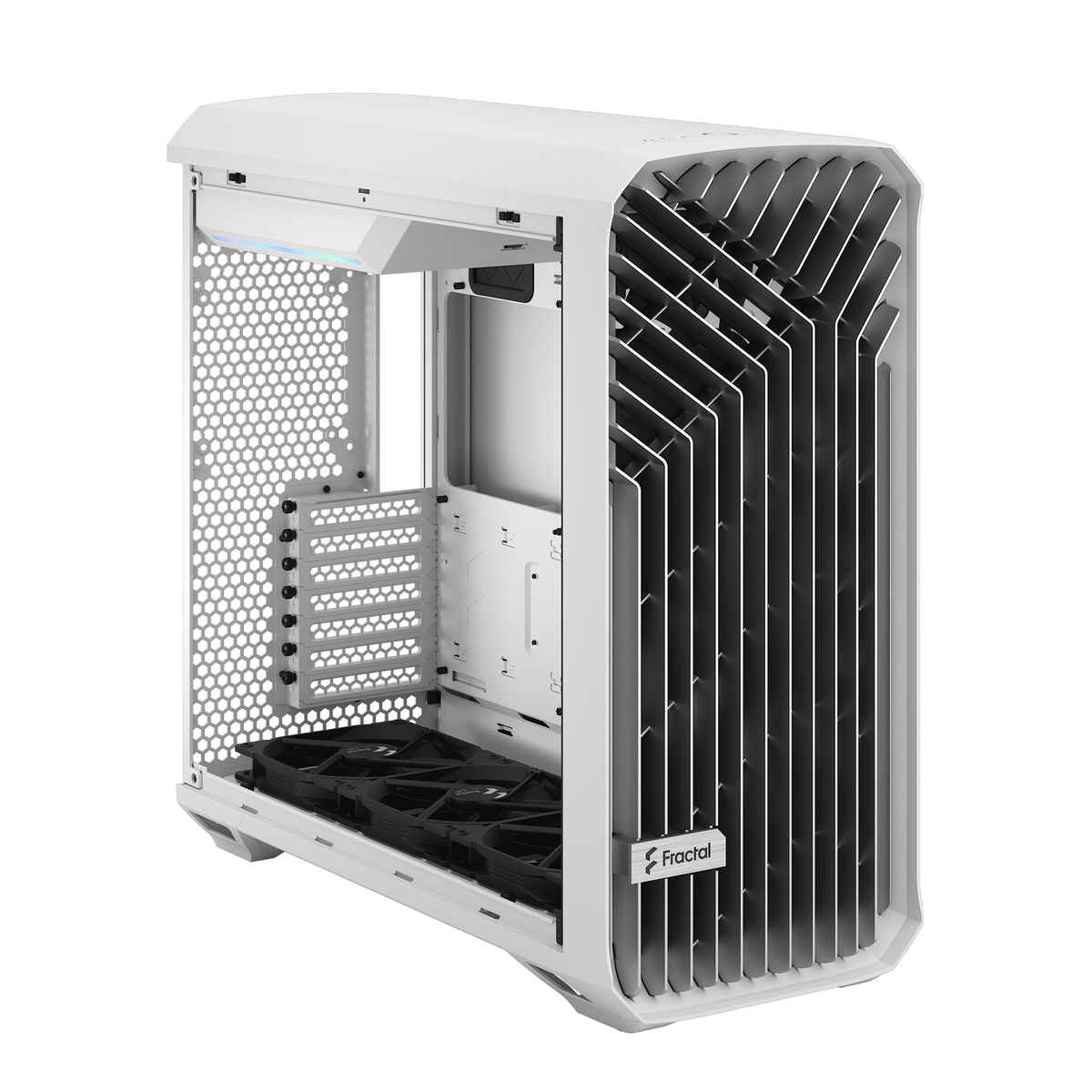 CASE ATX Torrent-03 White TG Clear Tint