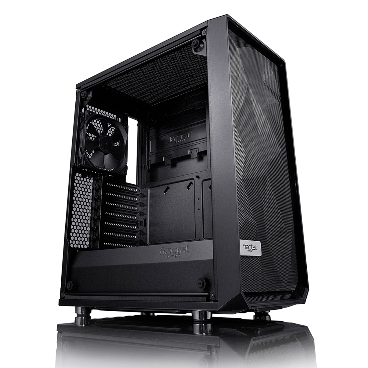 Meshify C Blackout Tempered Glass