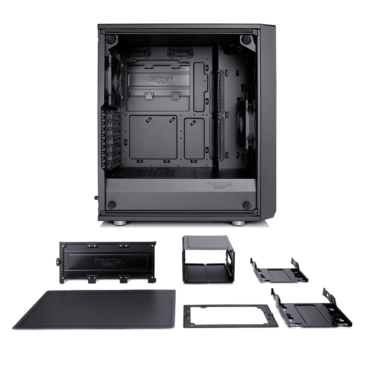 Meshify C Blackout Tempered Glass