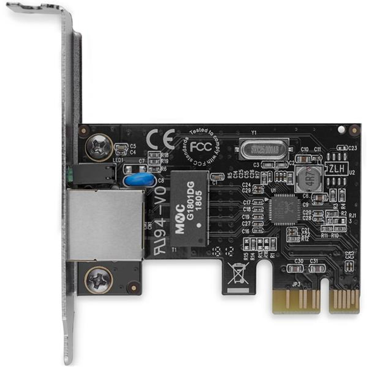 1 Port PCIe 1GB Adpt NIC - Low Profile