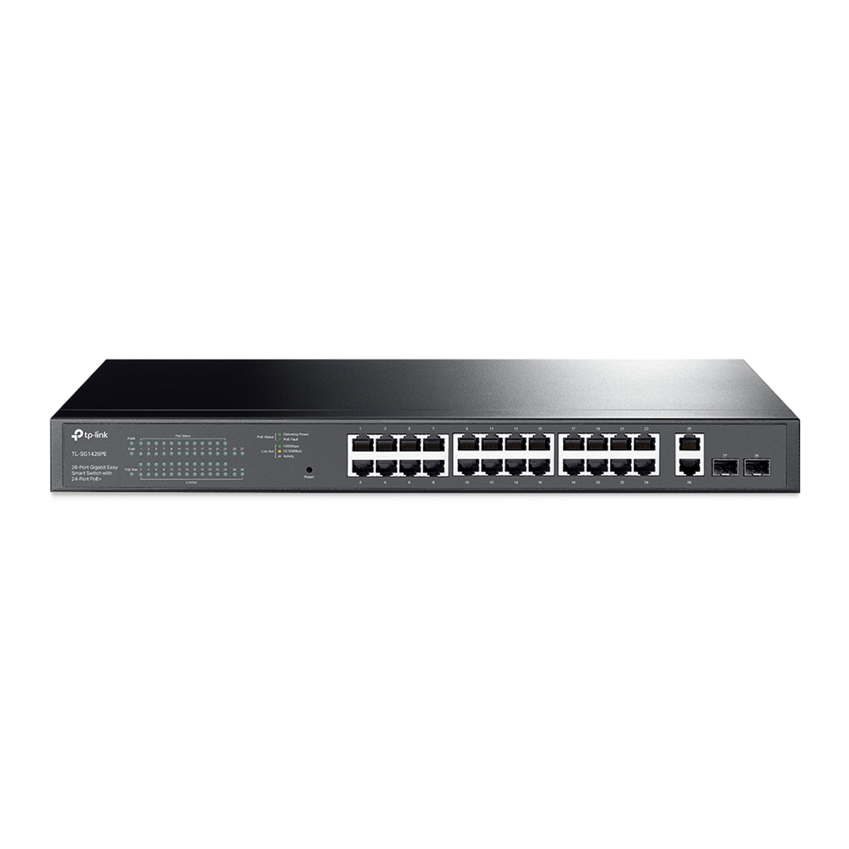 28-Port Gigabit Smart Switch 24Port PoE+