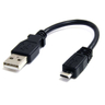 6in Micro USB Cable - A to Micro B